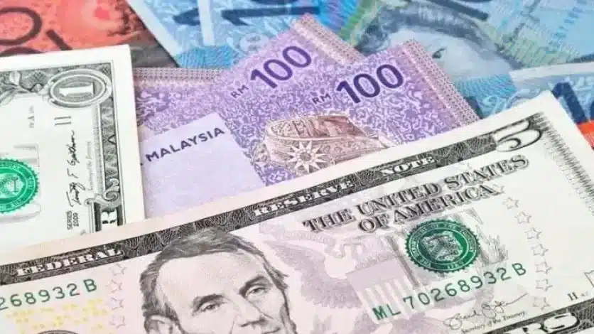 令吉兑美元今日升破4.0