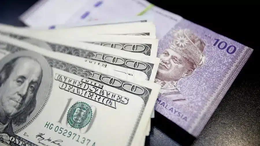 令吉兑美元今日升破4.0